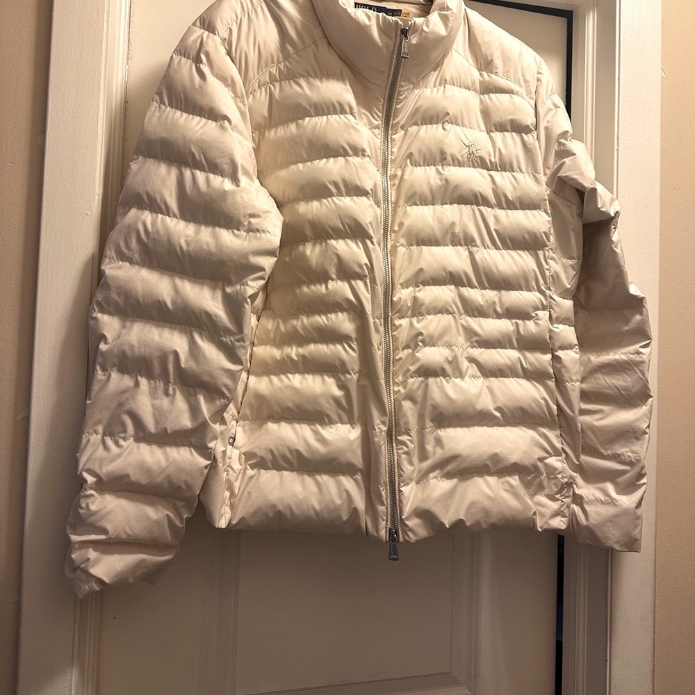 Women's Cream Puffer Jacket xxl
